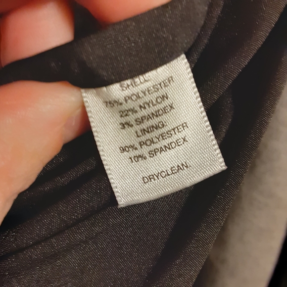 WHBM black empire waist a line cocktail dress sz2 - Picture 8 of 9